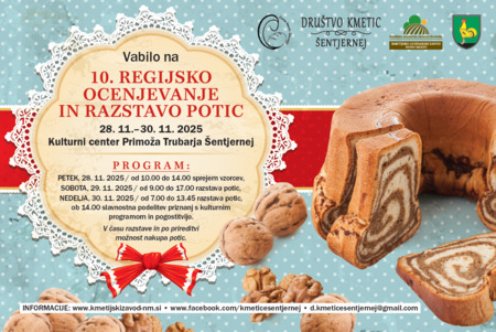 10. regijsko ocenjevanje in razstava potic 2025 - novo